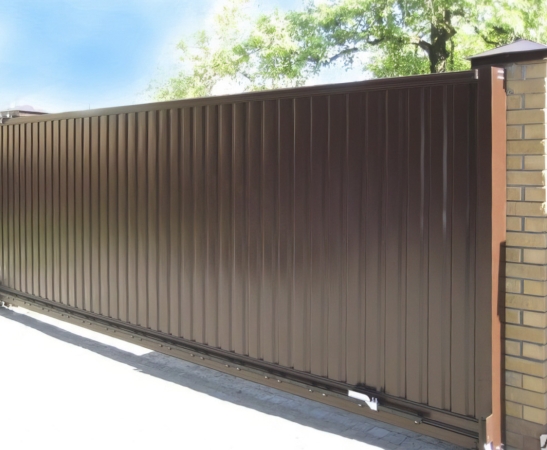 Ворота из профнастила в Усть-Лабинске