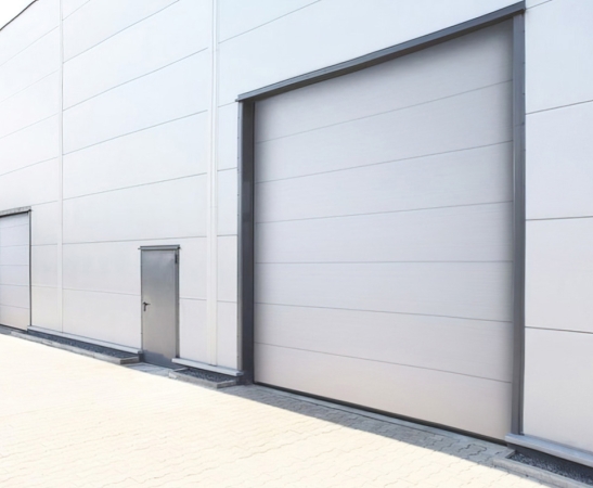 Промышленные ворота Алютех ProPlus в Усть-Лабинске