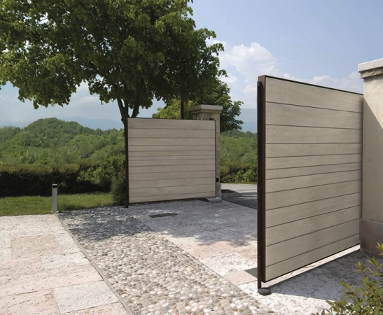 Въездные ворота в Усть-Лабинске